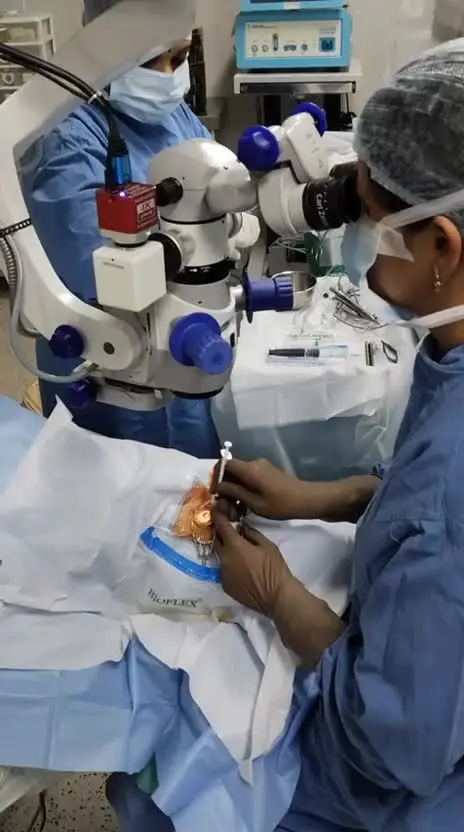 Cataract surgery patient video testimonial
